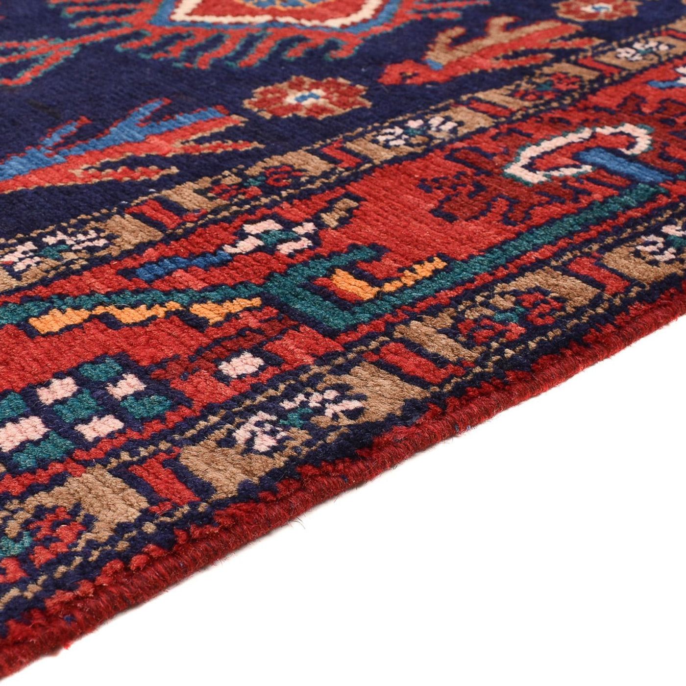 Perserteppich - Nomadic - 250 x 142 cm - dunkelblau