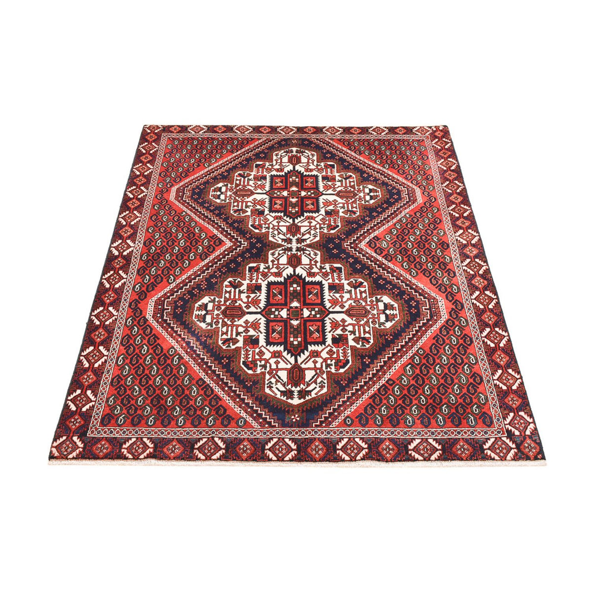 Perser Rug - Nomadic - 174 x 126 cm - rust