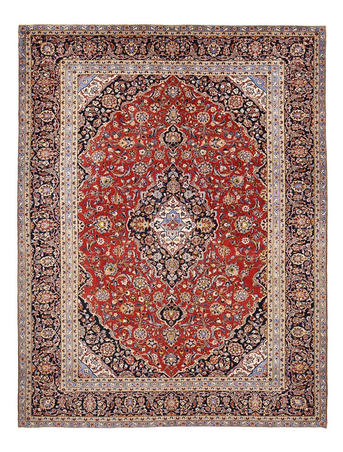 Perser Rug - Keshan - 378 x 285 cm - red