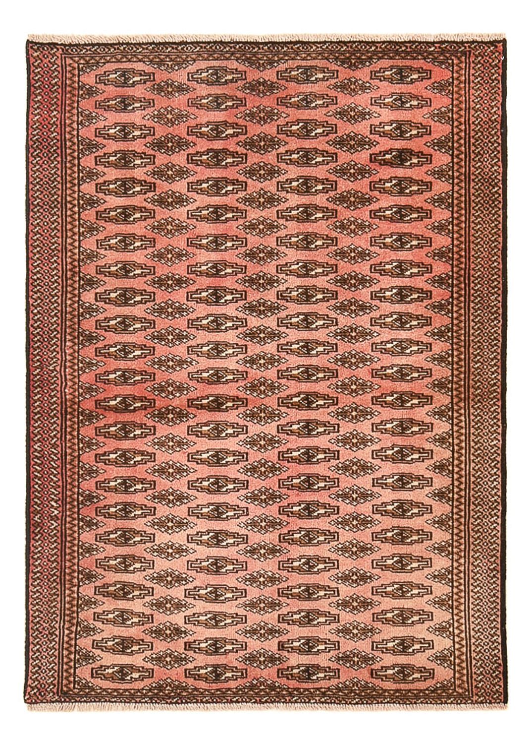 Turkaman Rug - 128 x 90 cm - light red