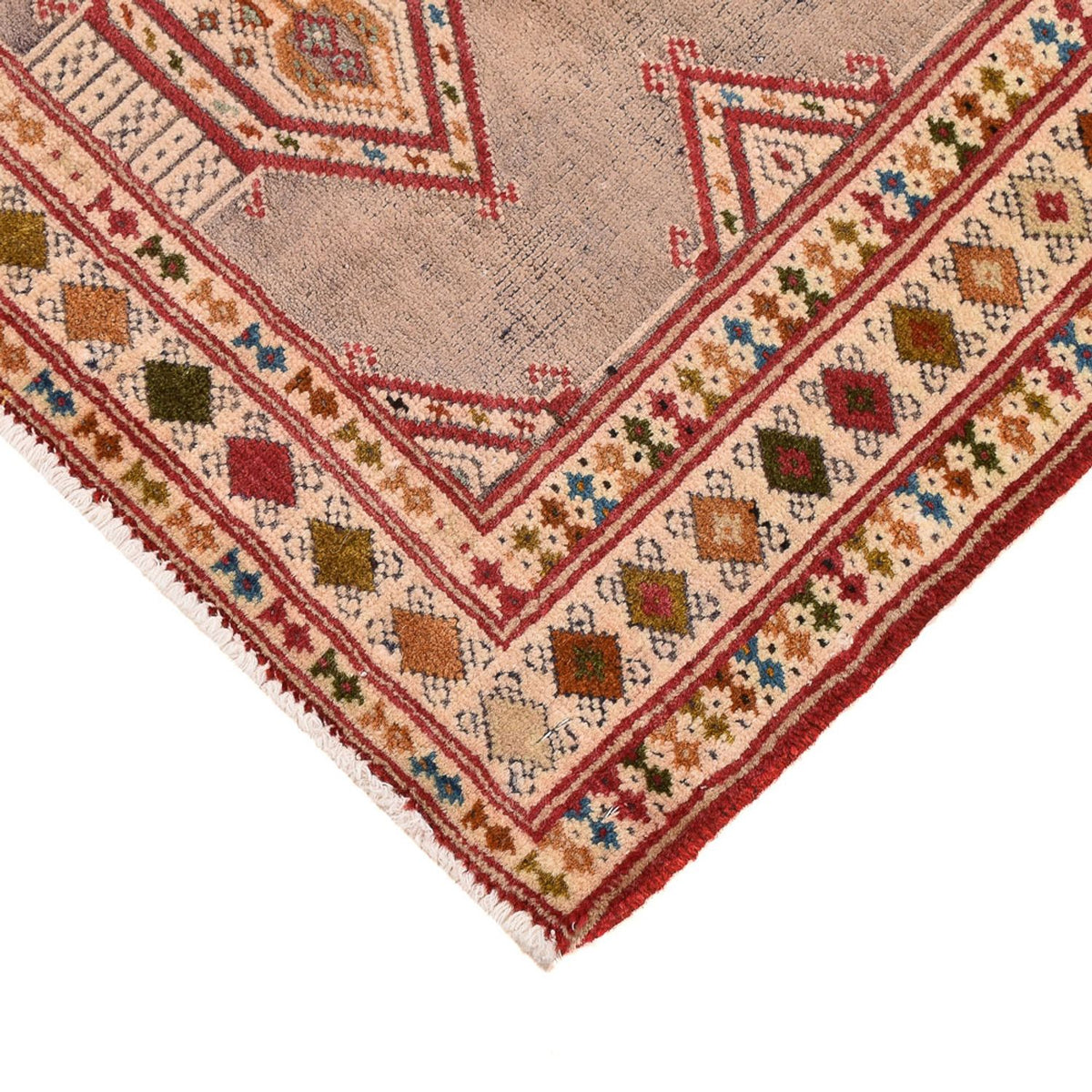 Turkaman Rug - 79 x 64 cm - rose