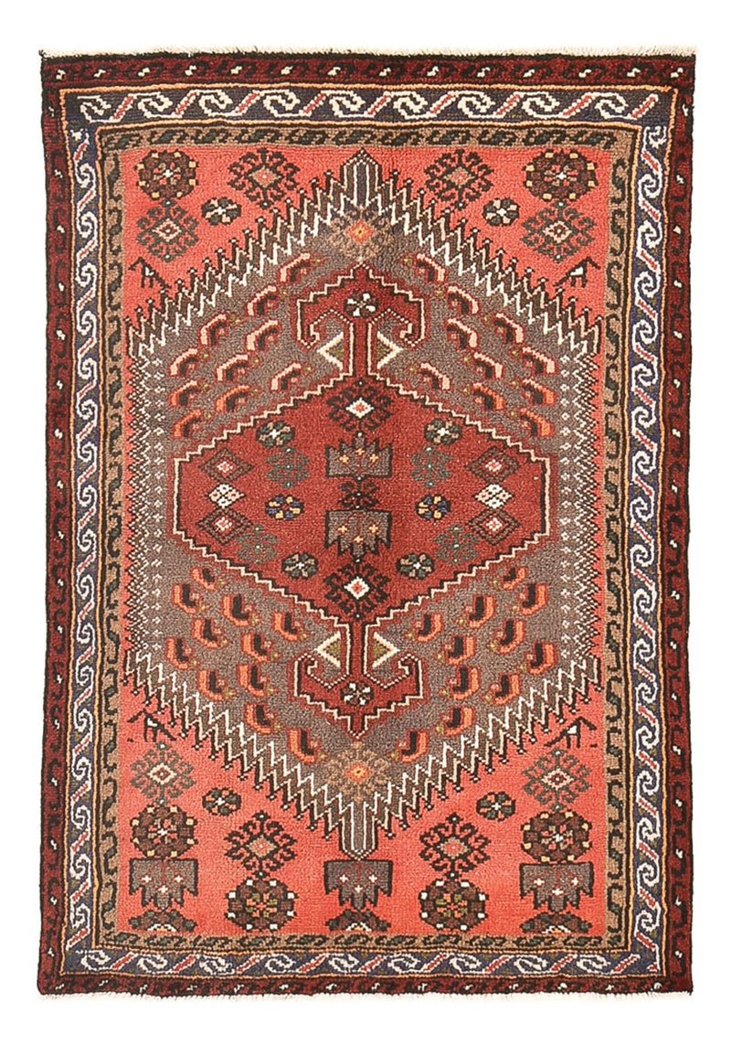 Perser Rug - Bidjar - 136 x 96 cm - light red