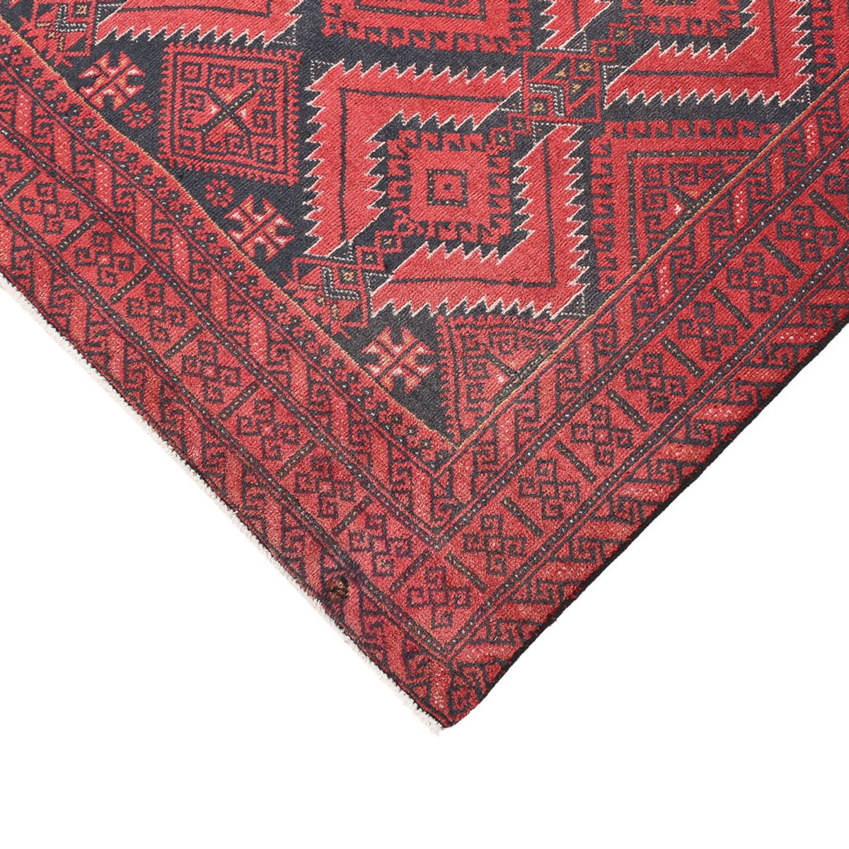 Runner Belutsch Rug - 188 x 100 cm - red