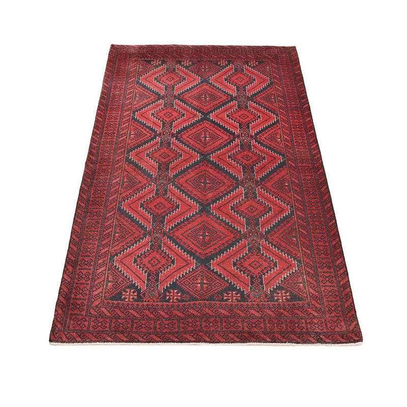 Runner Belutsch Rug - 188 x 100 cm - red