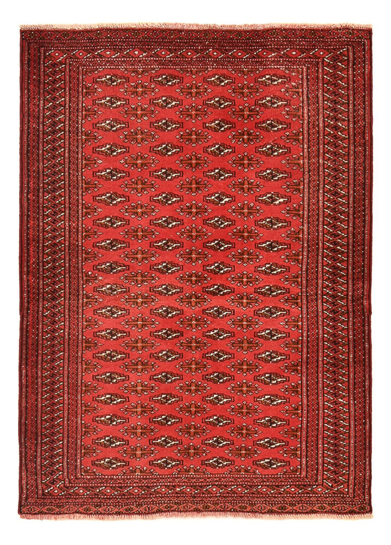Turkaman Rug - 138 x 98 cm - red