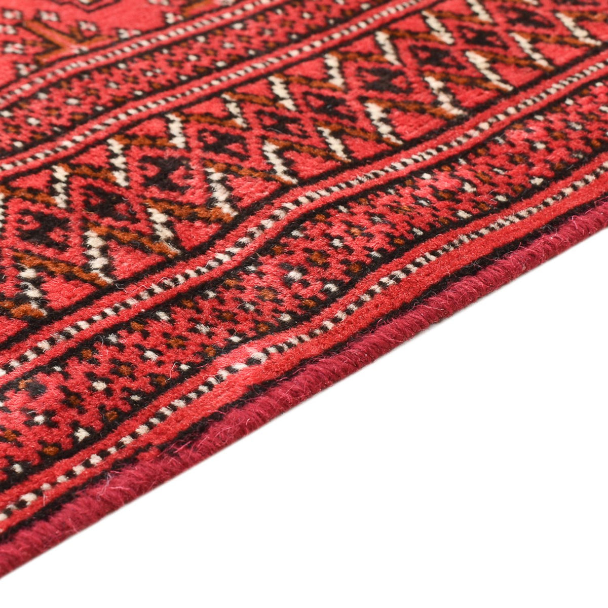 Turkaman Rug - 138 x 98 cm - red