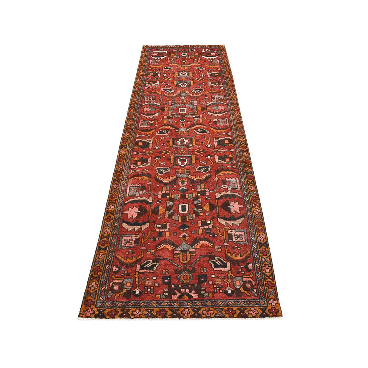 Runner Perser Rug - Nomadic - 322 x 92 cm - terracotta