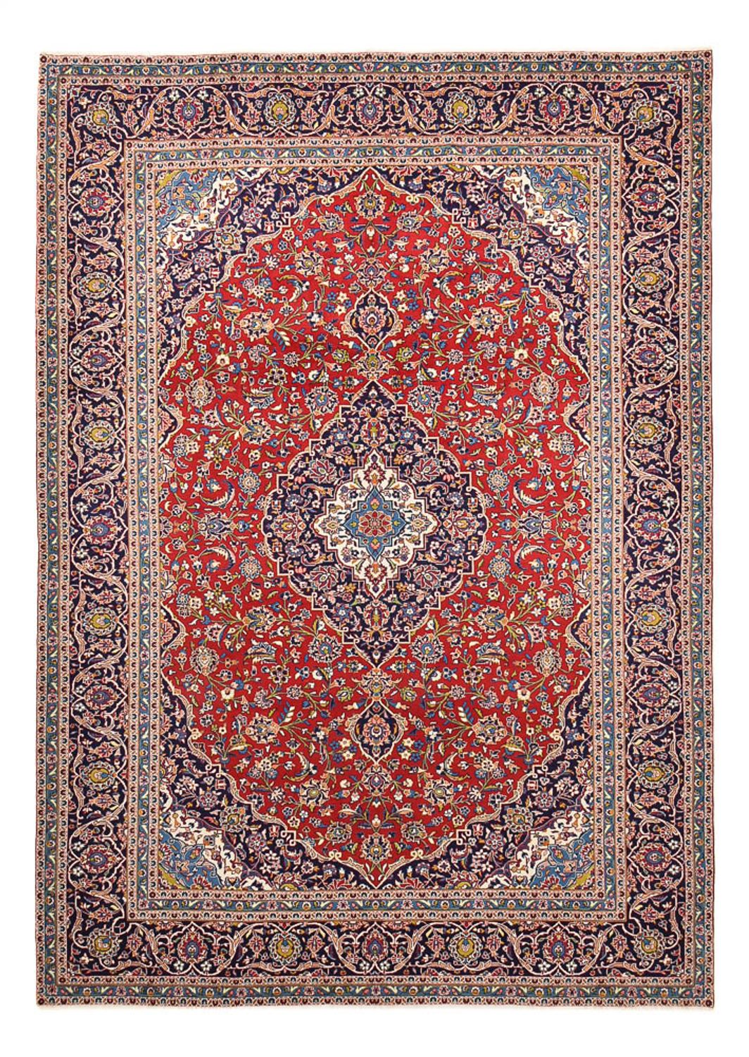 Perser Rug - Keshan - 403 x 295 cm - red