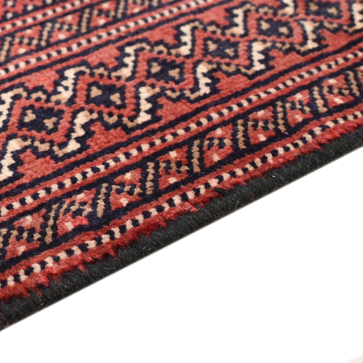 Turkaman Rug - 132 x 99 cm - red