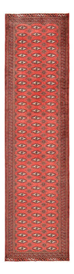Runner Turkaman Rug - 285 x 77 cm - red