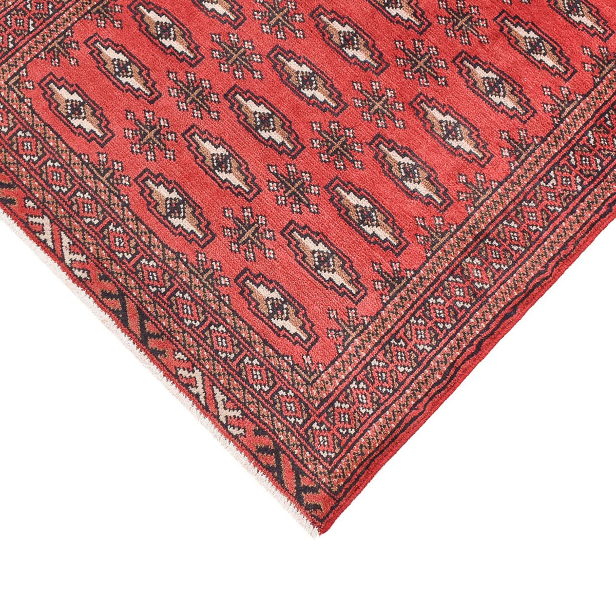 Runner Turkaman Rug - 285 x 77 cm - red