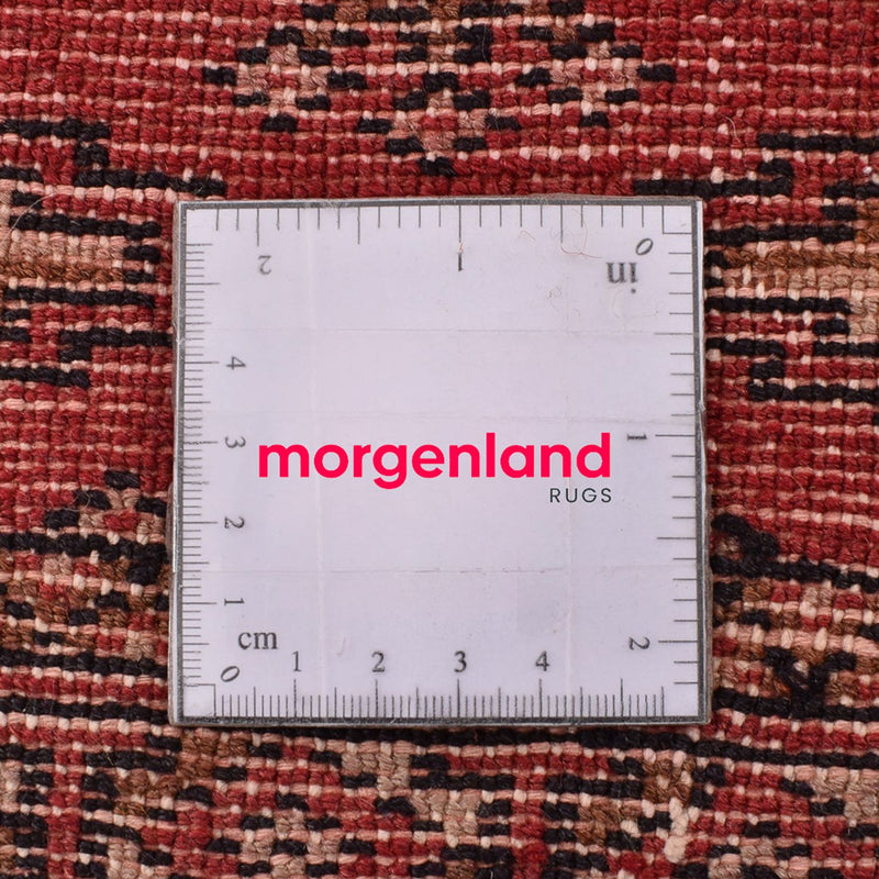 Runner Turkaman Rug - 285 x 77 cm - red