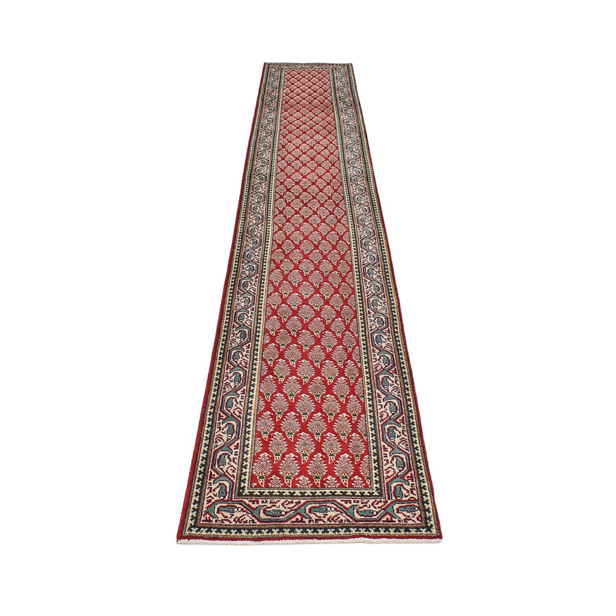 Runner Perser Rug - Tabriz - 483 x 76 cm - rust