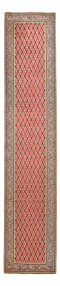 Runner Perser Rug - Tabriz - 381 x 73 cm - rust