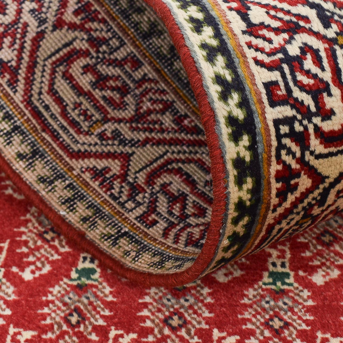 Runner Perser Rug - Tabriz - 381 x 73 cm - rust