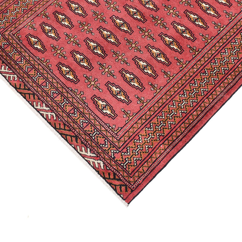 Runner Turkaman Rug - 285 x 105 cm - red