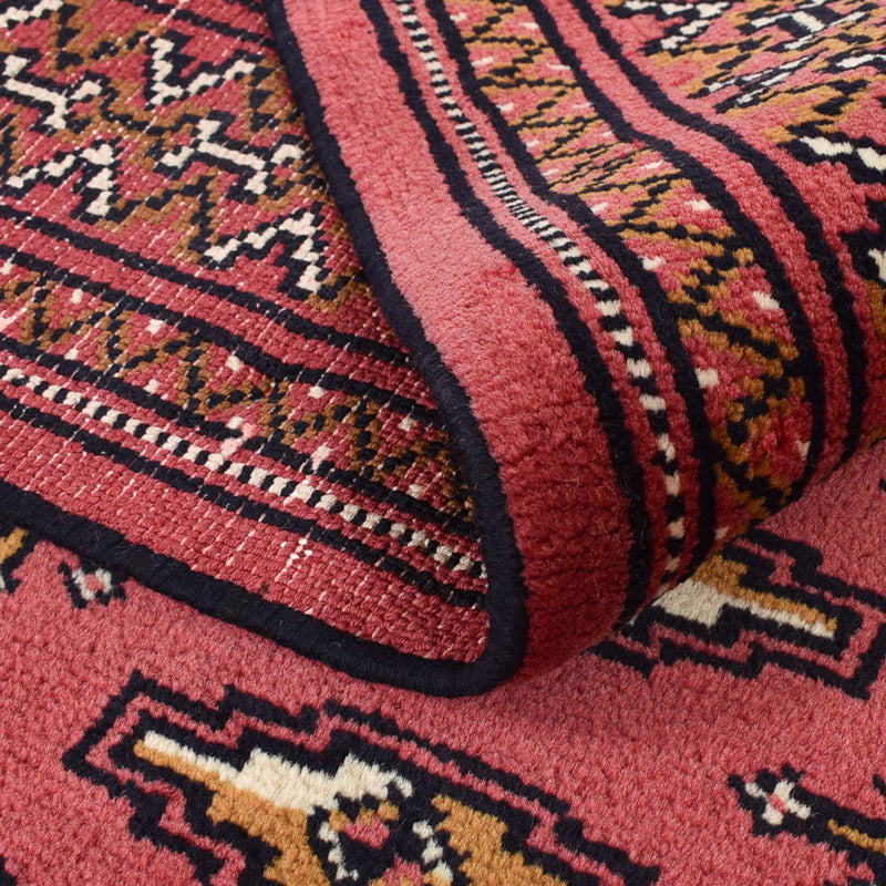 Runner Turkaman Rug - 285 x 105 cm - red