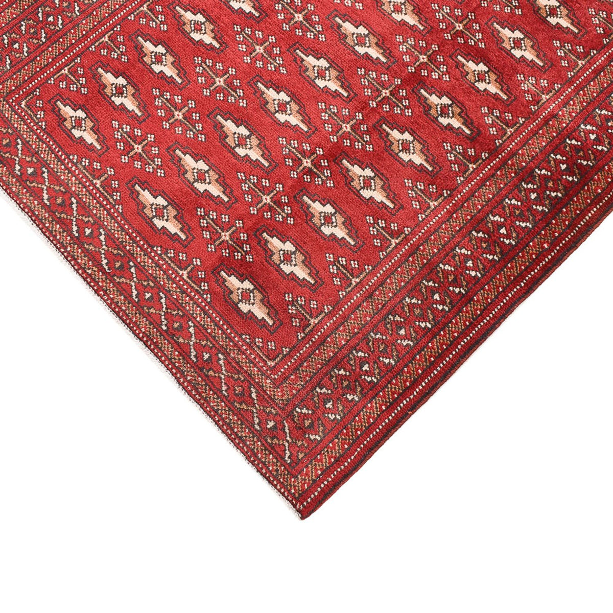 Runner Turkaman Rug - 274 x 96 cm - red
