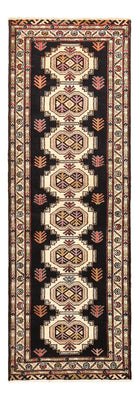 Runner Turkaman Rug - 187 x 63 cm - dark blue
