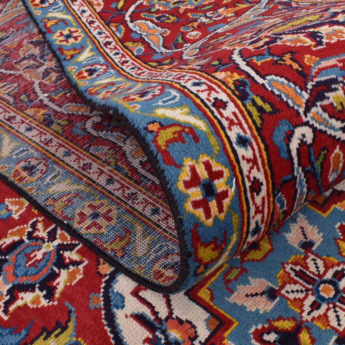 Perser Rug - Keshan - 345 x 232 cm - dark red