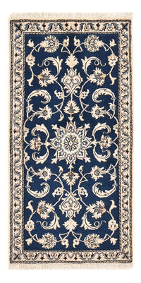 Perser Rug - Nain - 138 x 67 cm - dark blue