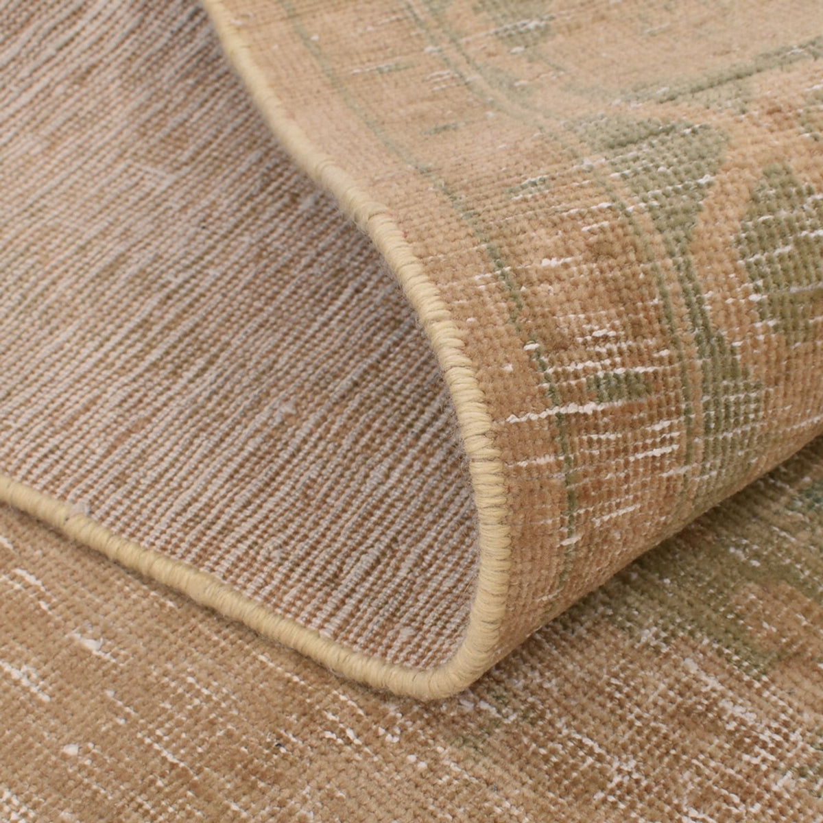 Vintage Rug - 206 x 145 cm - dark beige