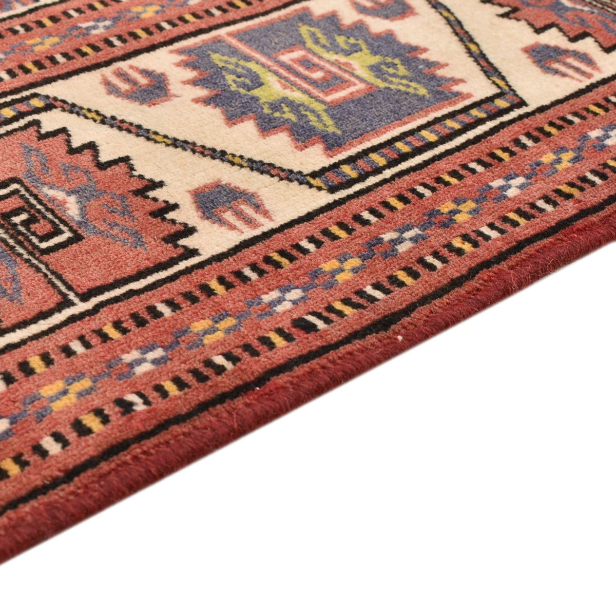 Turkaman Rug - 120 x 92 cm - light red