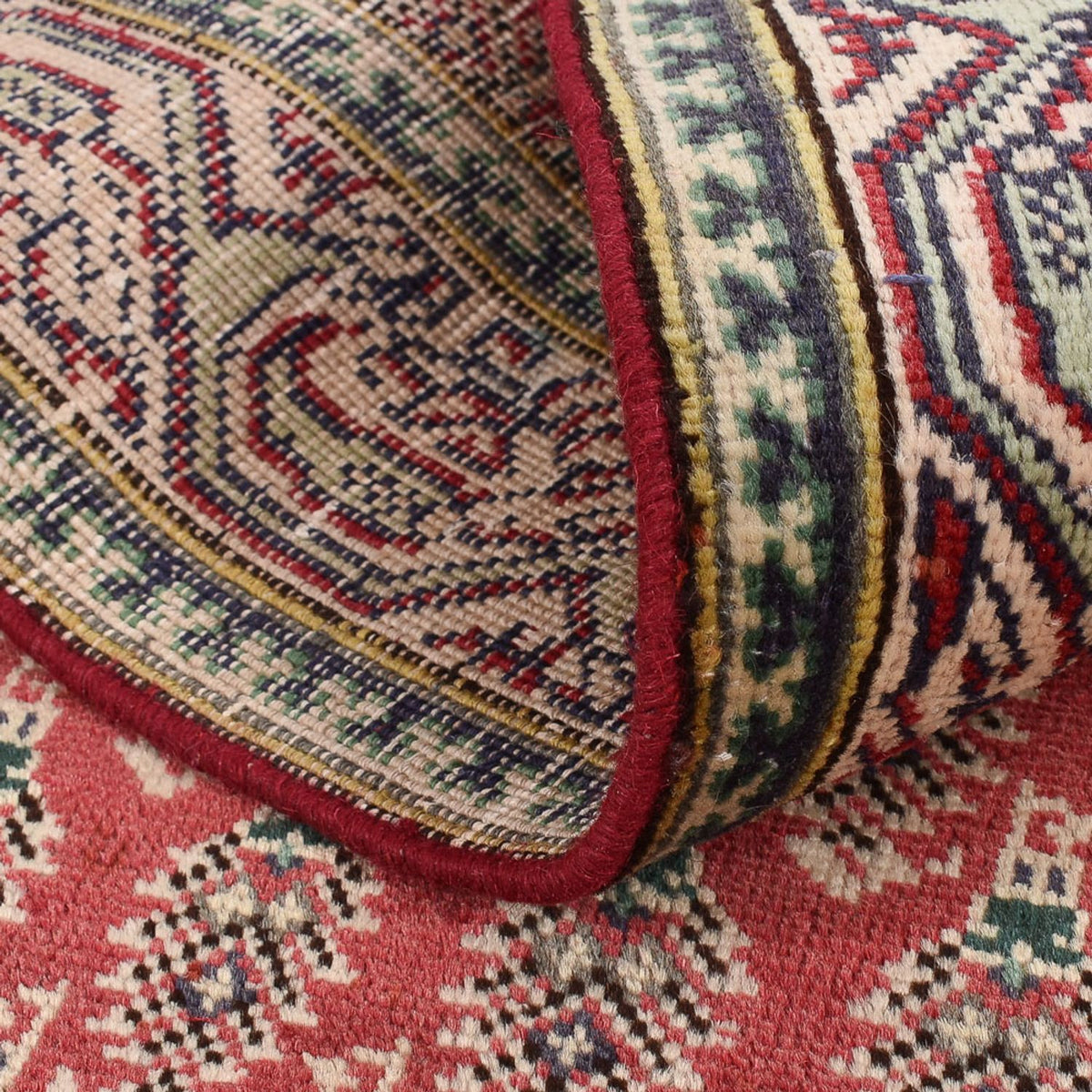 Runner Perser Rug - Tabriz - 340 x 83 cm - red