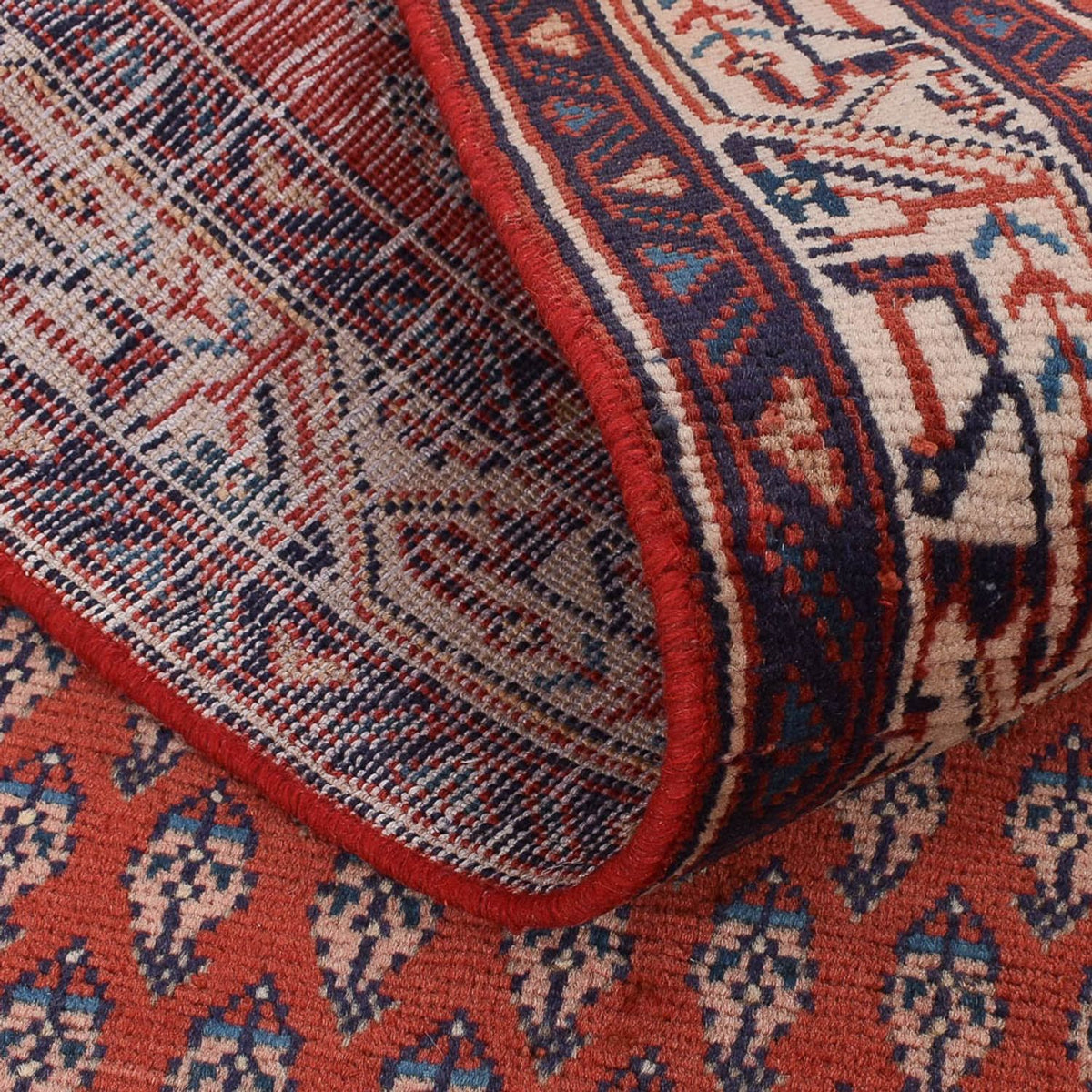 Runner Perser Rug - Mir - 462 x 77 cm - rust