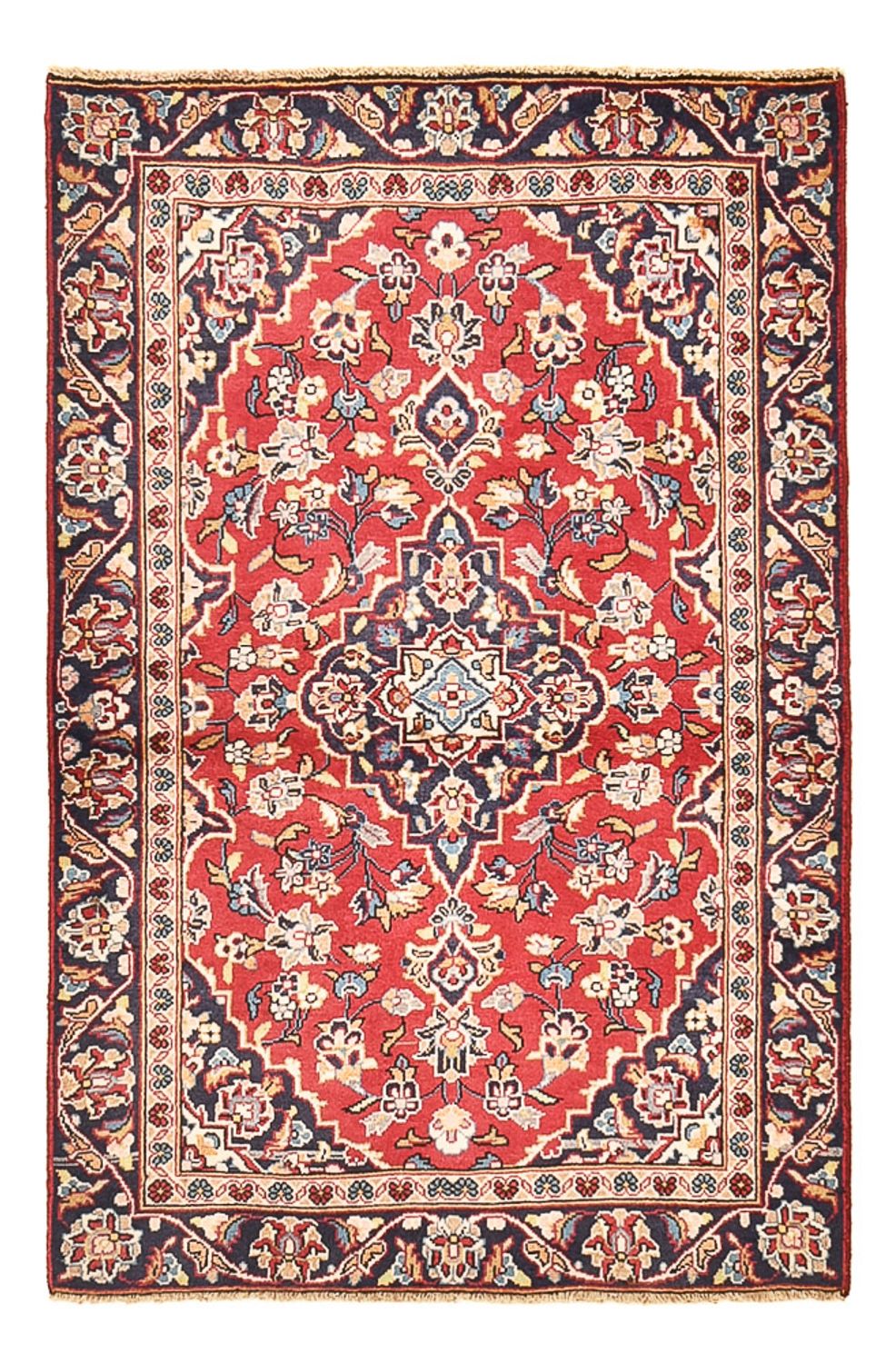 Perser Rug - Keshan - 138 x 90 cm - red