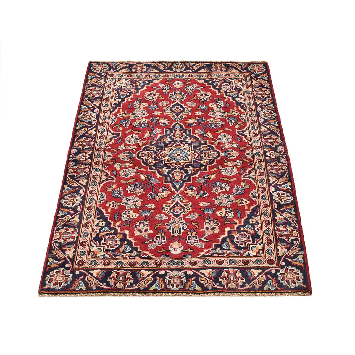 Perser Rug - Keshan - 138 x 90 cm - red