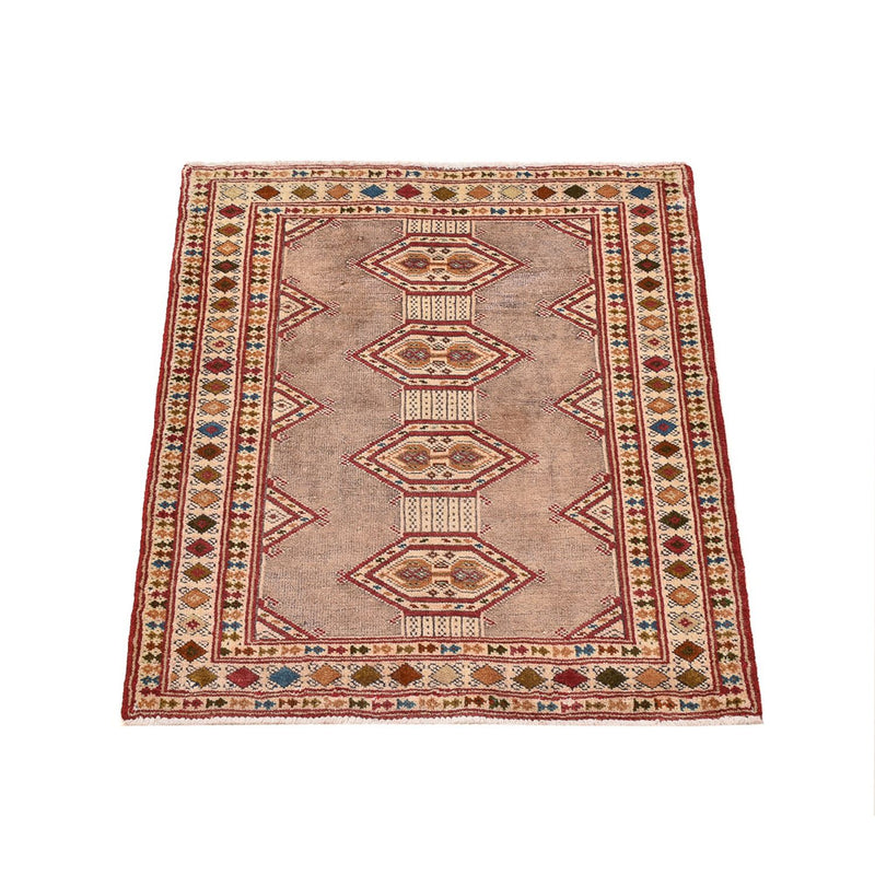 Turkaman Rug - 78 x 64 cm - rose