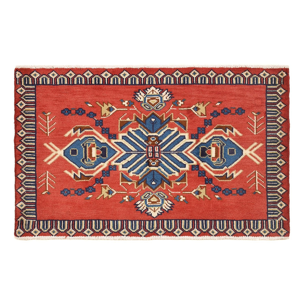 Perser Rug - Nomadic - 93 x 57 cm - red