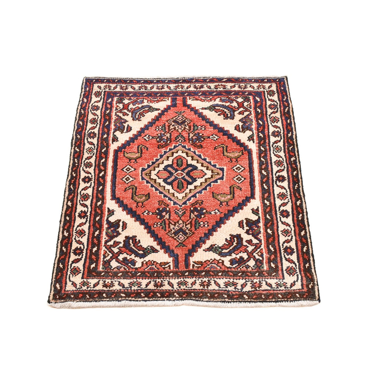 Perser Rug - Nomadic - 92 x 68 cm - light red