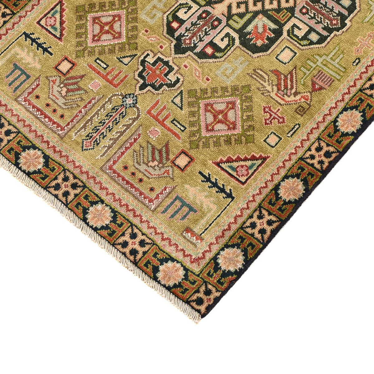 Perser Rug - Nomadic - 92 x 54 cm - sand
