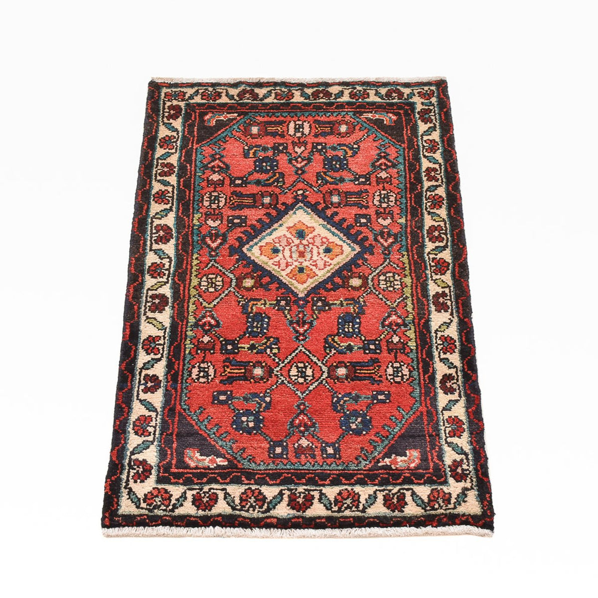 Perser Rug - Nomadic - 96 x 56 cm - red