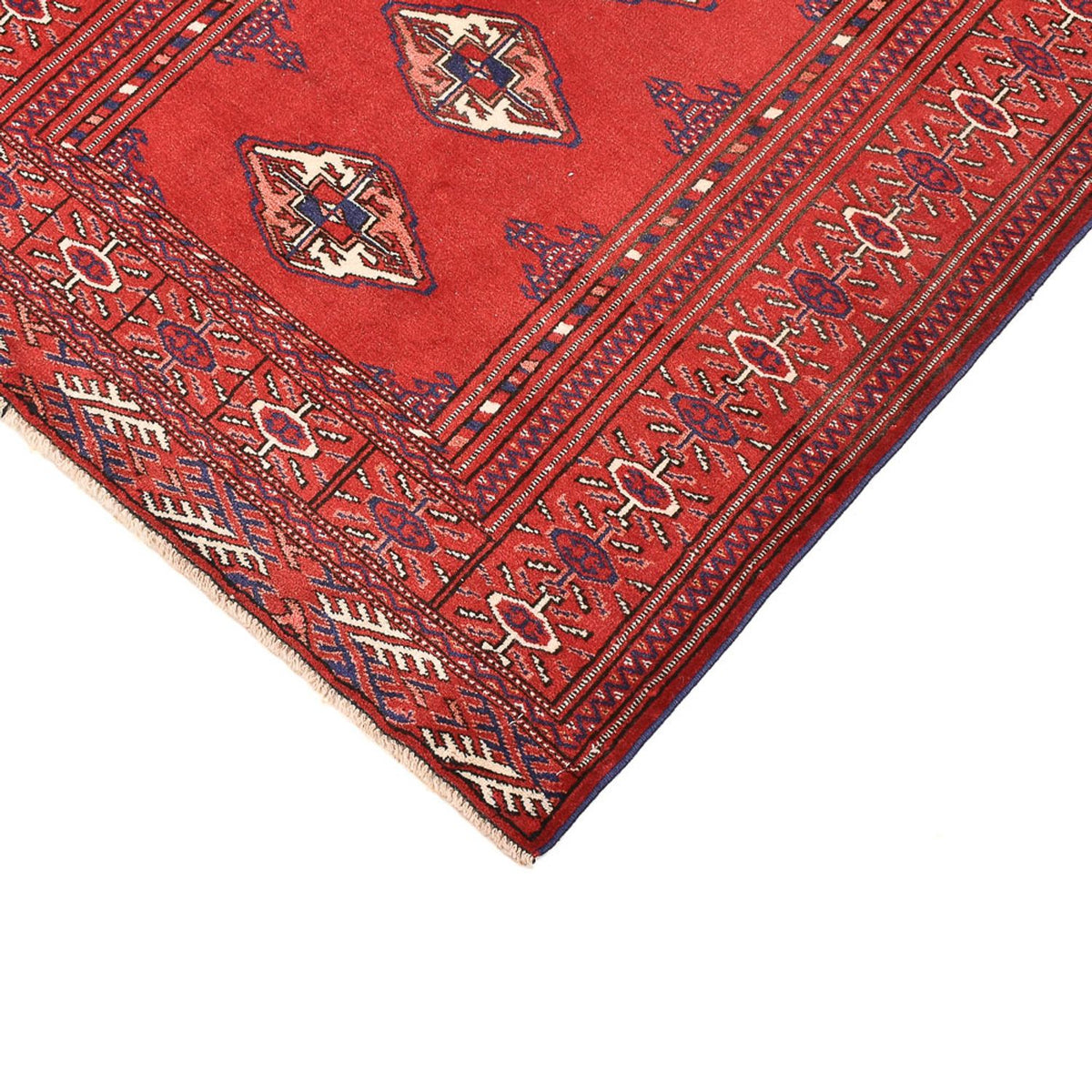 Turkaman Rug - 115 x 87 cm - red