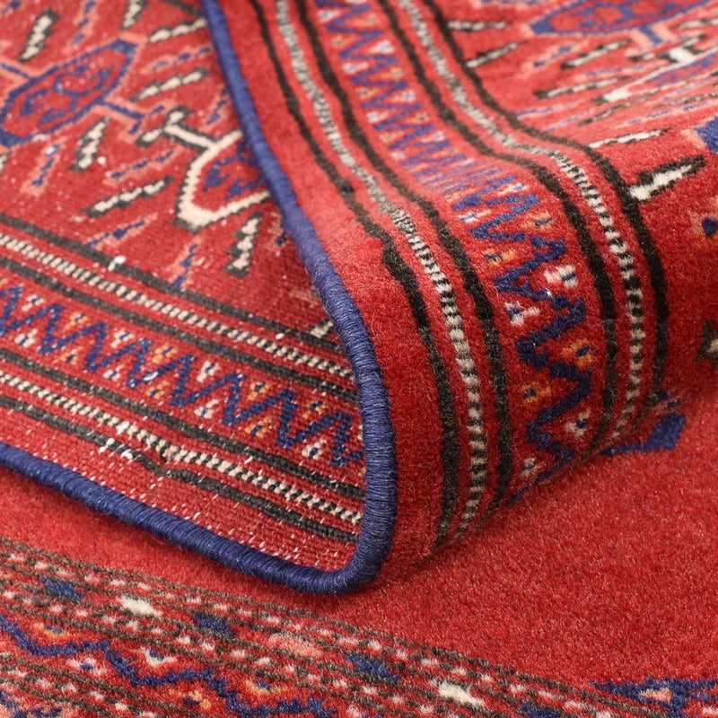 Turkaman Rug - 115 x 87 cm - red