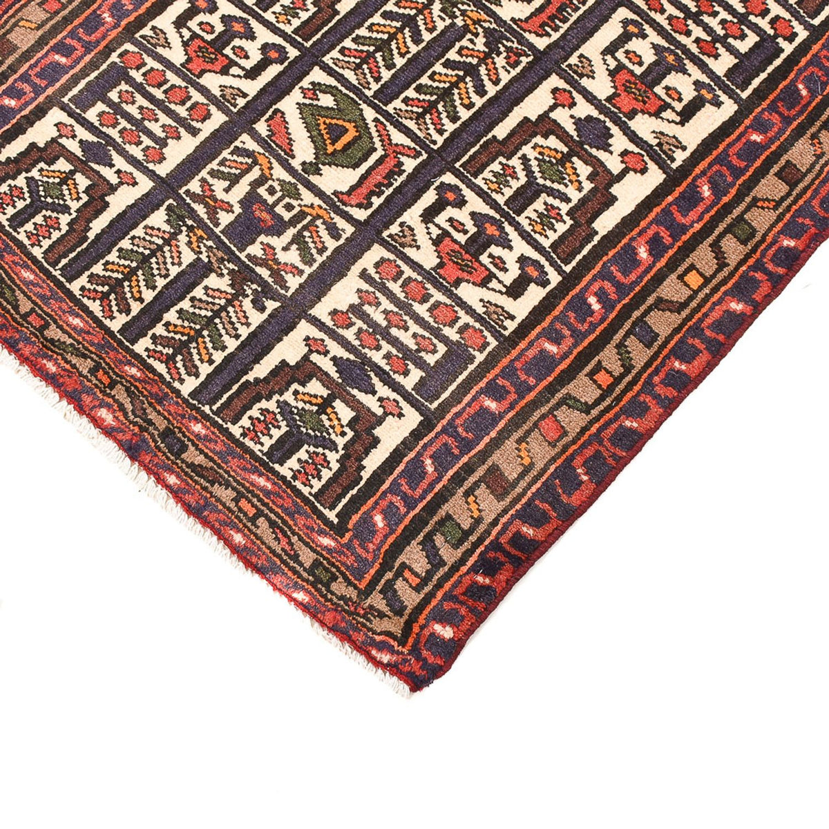 Perser Rug - Nomadic - 122 x 74 cm - multicolored