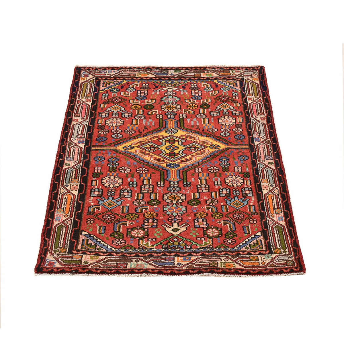 Perser Rug - Nomadic - 105 x 80 cm - red
