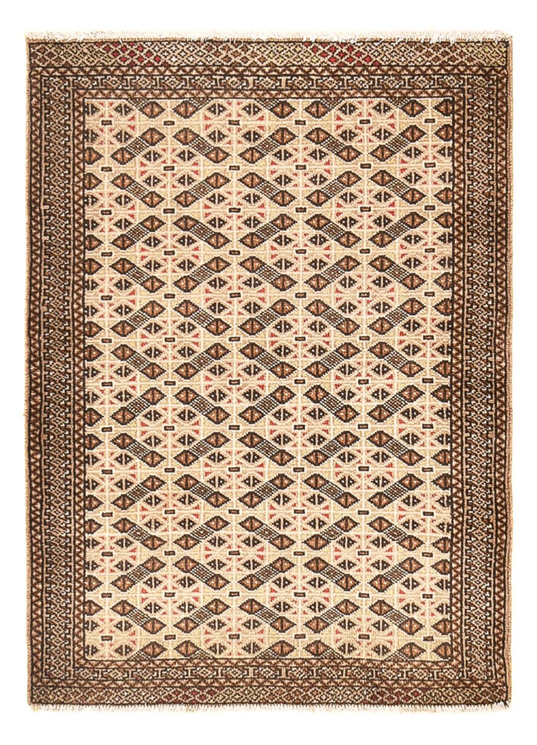 Turkaman Rug - 117 x 84 cm - sand