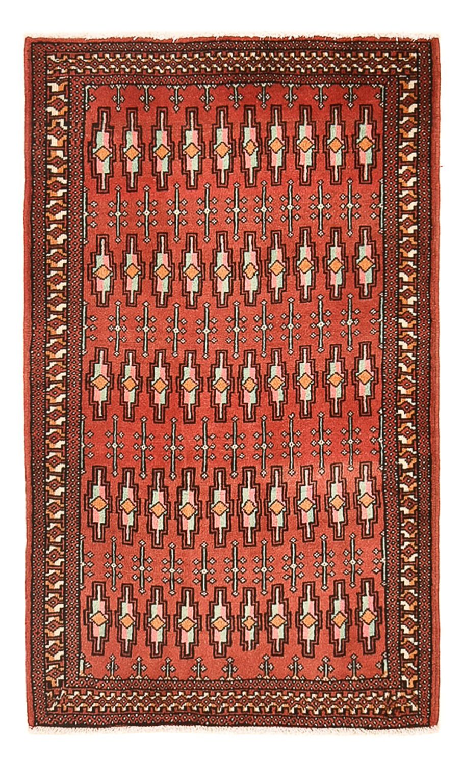 Turkaman Rug - 127 x 73 cm - red