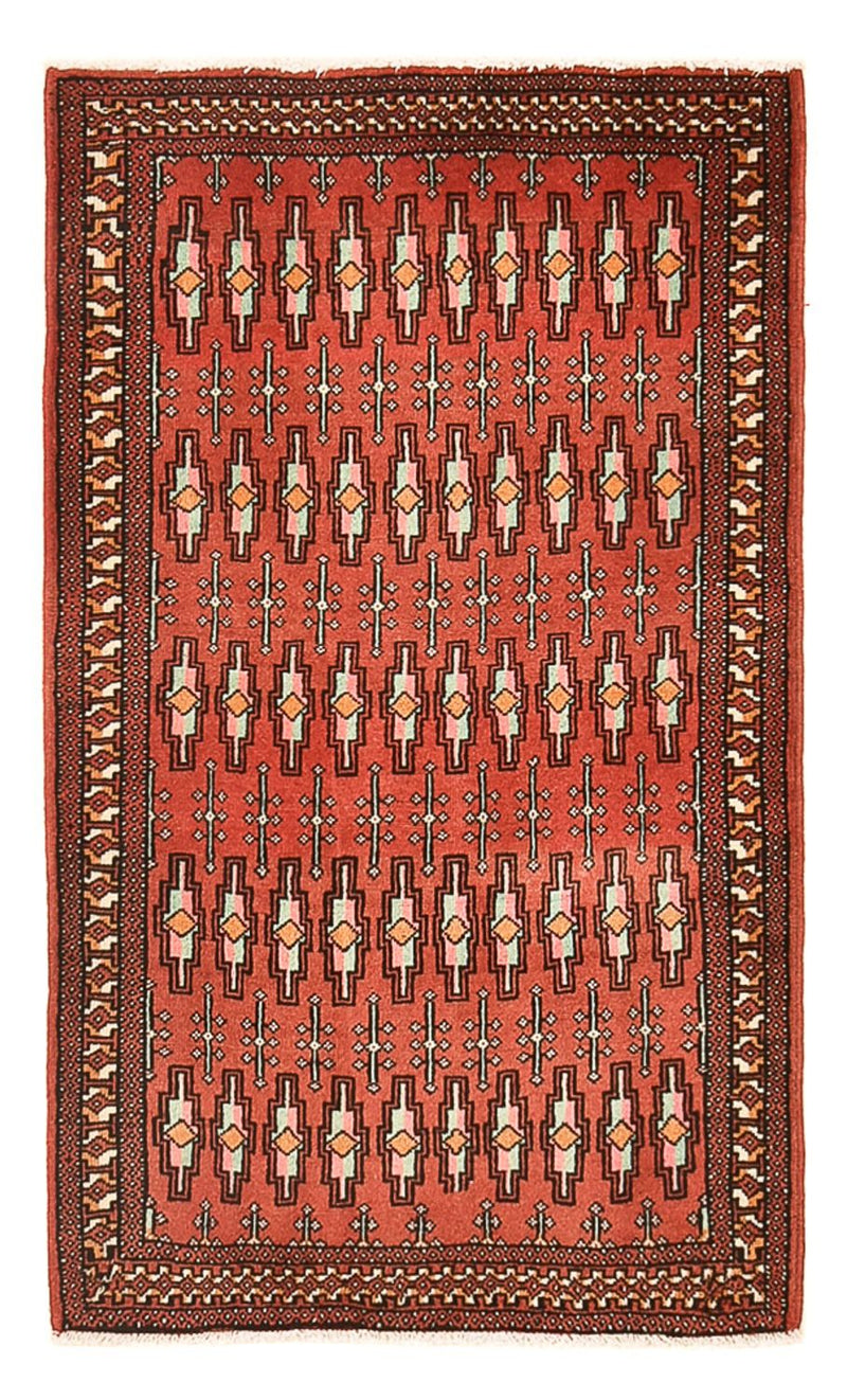 Turkaman Rug - 127 x 73 cm - red