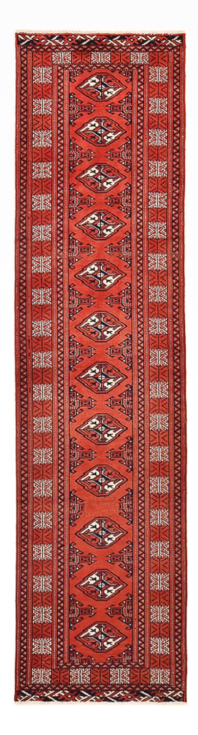 Runner Turkaman Rug - 291 x 73 cm - red
