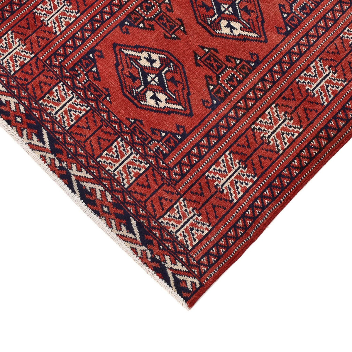 Runner Turkaman Rug - 291 x 73 cm - red