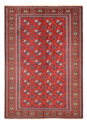 Turkaman Rug - 273 x 185 cm - red