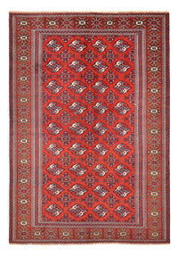 Turkaman Rug - 273 x 185 cm - red