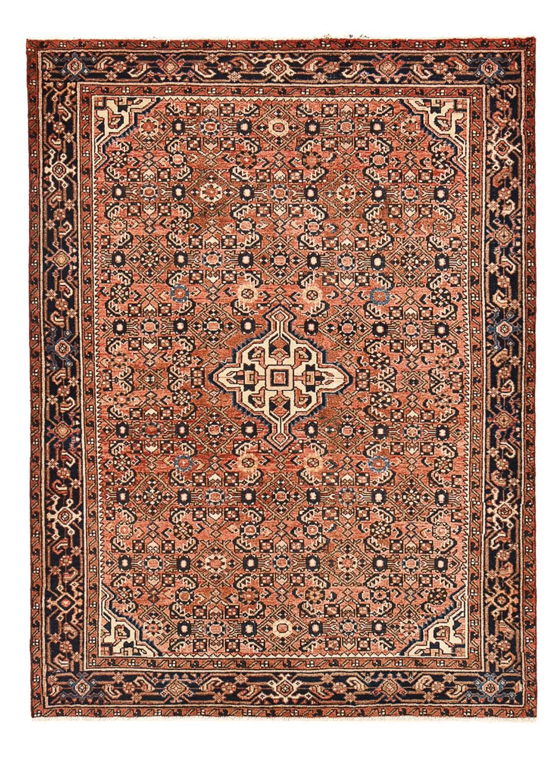 Perser Rug - Nomadic - 198 x 145 cm - rust