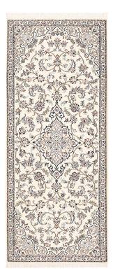 Runner Perser Rug - Nain - Royal - 220 x 91 cm - cream