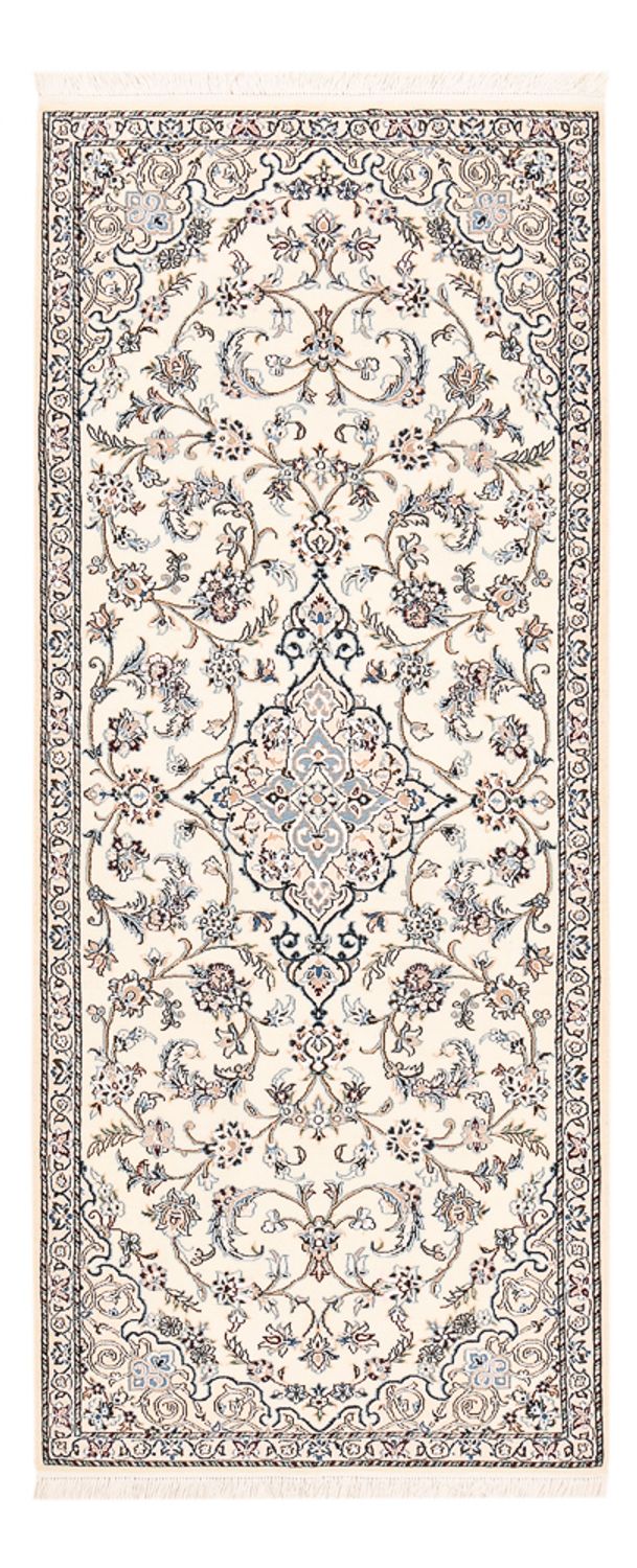 Runner Perser Rug - Nain - Royal - 220 x 91 cm - cream